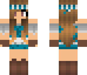 blue bandana girl