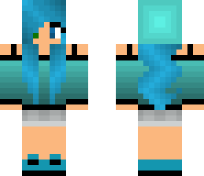 blue summer skin