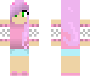 cute pastel cat girl