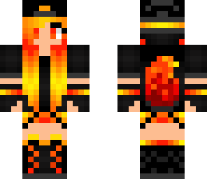 fire wolf girl