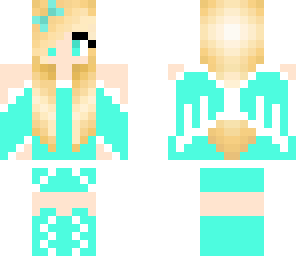 blue angle girl