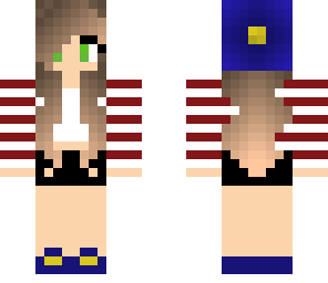 red sailor girl edit