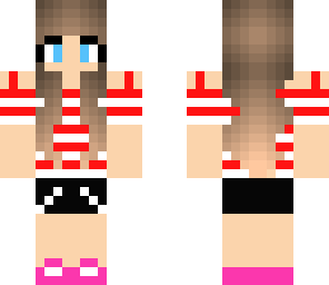 fixed red stripe girl