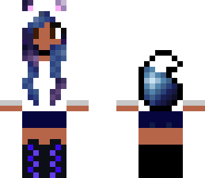 galaxy fox girl dark skin