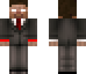 herobrine with red sleevs
