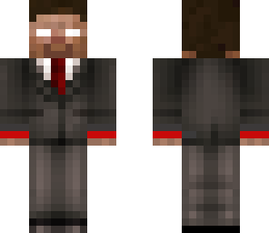 herobrine with red sleeves