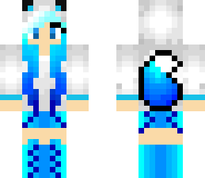 blue fox girl