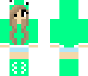 mint green derpy girl edited