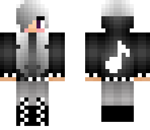 black and white music girl