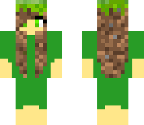 grass block girl
