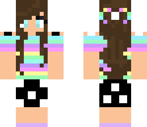 striped girl