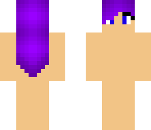 long purple hair base