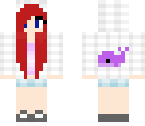 red whale girl
