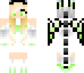 pretty green dragon girl