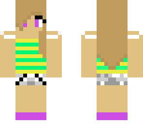 cute striped girl