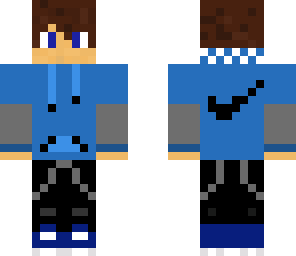 blue nike boy