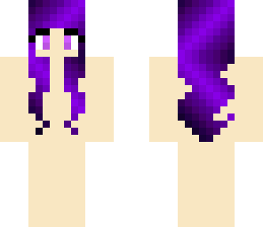 purple hair skin base