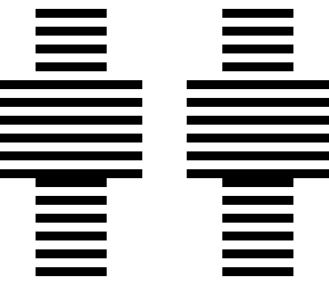 black and white