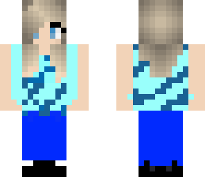 bright blue girl