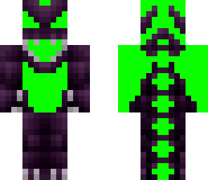 neon green enderman lizard