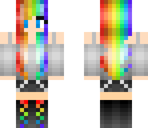 rainbow girl