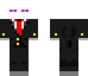 slender ender in suit