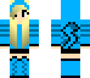 blue pickachu girl