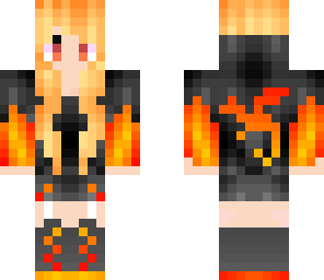 edit of katgirls fire girl skin