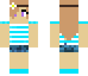 blue summer girl