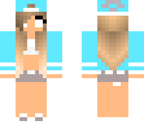 herobrine's daughter- blue