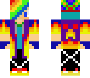 the rainbow haired boy