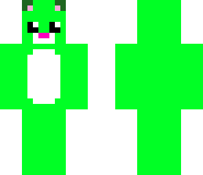 green cat
