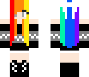 rainbow hair