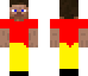 red and yellow steve