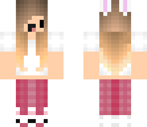 bunny ears and pajamas