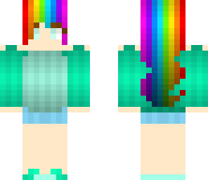 rainbow girl
