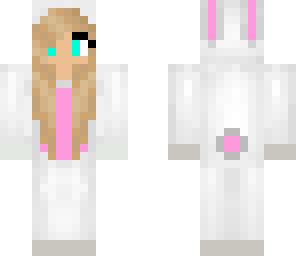 white bunny blue eyes