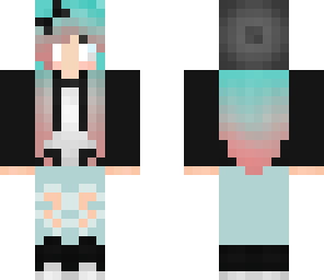pastel goth emo girl