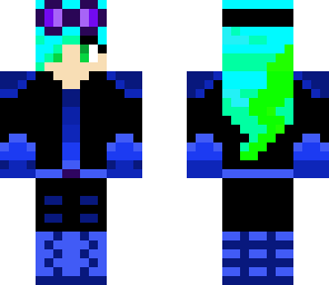 blue steam punk girl