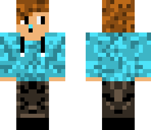 gamer with blue sweater 