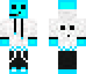 blue slime with mic