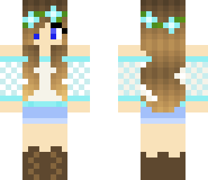girl in blue
