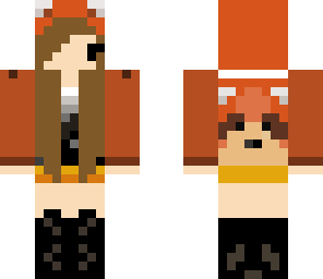 chibi red panda lover