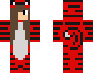 red cat girl