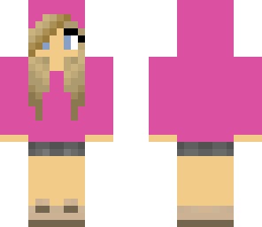 pink sweater girl
