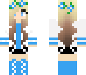 girl blue happy 2