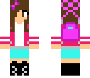 back 2 school girl skin