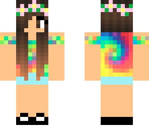 updated tie dye girl