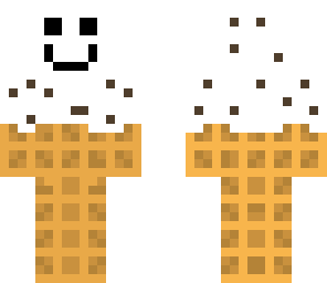 vanilla icecream person