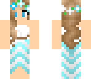 blue and white dress girl